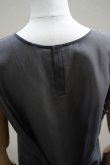 画像5: TENNE HANDCRAFTED MODERN　 ORGANZA NO SLEEVE PULLOVER　 col. GREY (5)