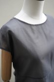 画像6: TENNE HANDCRAFTED MODERN　 ORGANZA NO SLEEVE PULLOVER　 col. GREY (6)