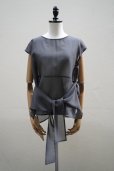 画像7: TENNE HANDCRAFTED MODERN　 ORGANZA NO SLEEVE PULLOVER　 col. GREY