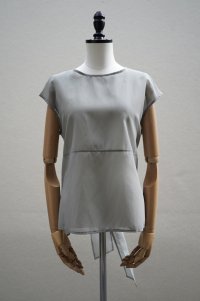 TENNE HANDCRAFTED MODERN　 ORGANZA NO SLEEVE PULLOVER　 col. GREEN