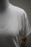 画像2: Cecile Tulkens　 TEE SHIRT CT LTD V NECK COTTON GARMENT　 col. WHITE (2)