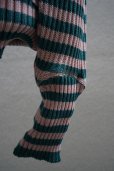 画像5: Cecile Tulkens　 JUMPER CT LTD V NECK COTTON GARMENT　 col. GREEN/PINK