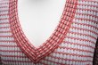画像5: Cecile Tulkens　 JUMPER CT LTD V NECK COTTON GARMENT　 col. Lt.BLUE/RED (5)
