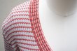 画像6: Cecile Tulkens　 JUMPER CT LTD V NECK COTTON GARMENT　 col. Lt.BLUE/RED (6)