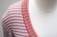 画像6: Cecile Tulkens　 JUMPER CT LTD V NECK COTTON GARMENT　 col. Lt.BLUE/RED