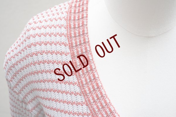 画像6: Cecile Tulkens　 JUMPER CT LTD V NECK COTTON GARMENT　 col. Lt.BLUE/RED