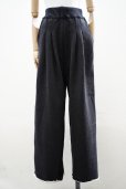 画像1: Cecile Tulkens　<br />MENS TROUSERS CT LTD WIDE JERSEY COTTON TRACKSUIT　<br />col. BLACK (1)