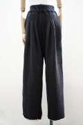 Cecile Tulkens　 MENS TROUSERS CT LTD WIDE JERSEY COTTON TRACKSUIT　 col. BLACK