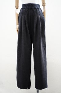 Cecile Tulkens　 MENS TROUSERS CT LTD WIDE JERSEY COTTON TRACKSUIT　 col. BLACK