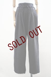 Cecile Tulkens　 MENS TROUSERS CT LTD WIDE JERSEY COTTON TRACKSUIT　 col. BLACK