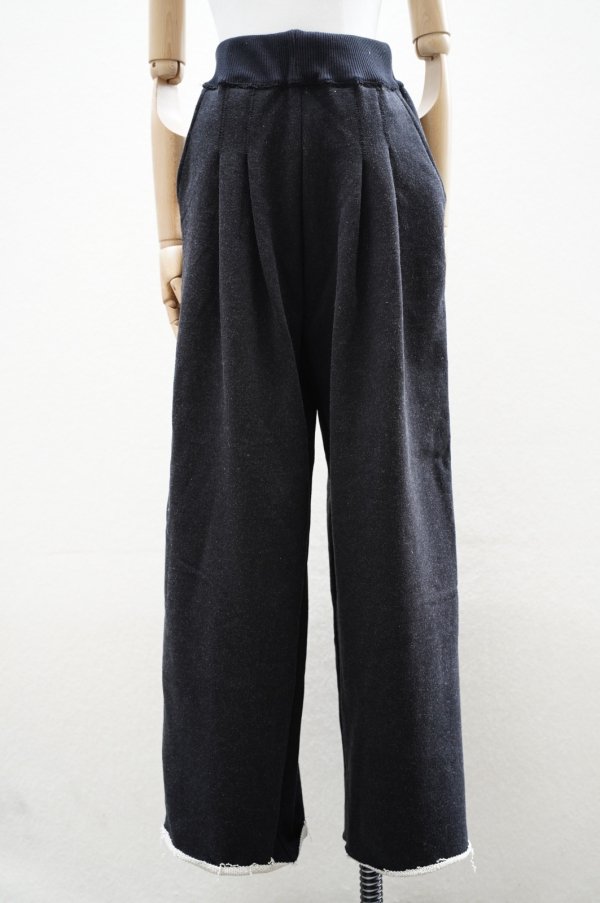 画像1: Cecile Tulkens　 MENS TROUSERS CT LTD WIDE JERSEY COTTON TRACKSUIT　 col. BLACK (1)