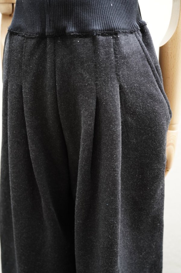 画像2: Cecile Tulkens　 MENS TROUSERS CT LTD WIDE JERSEY COTTON TRACKSUIT　 col. BLACK