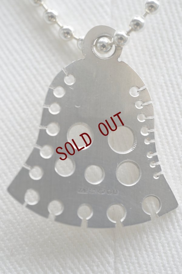 画像3: Cecile Tulkens　 CHARM NECKLACE CC-STEDING BELL CHARM SILVER 925 JEWELLERY 　 col. SILVER
