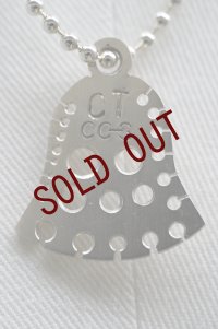 Cecile Tulkens　 CHARM NECKLACE CC-STEDING BELL CHARM SILVER 925 JEWELLERY 　 col. SILVER