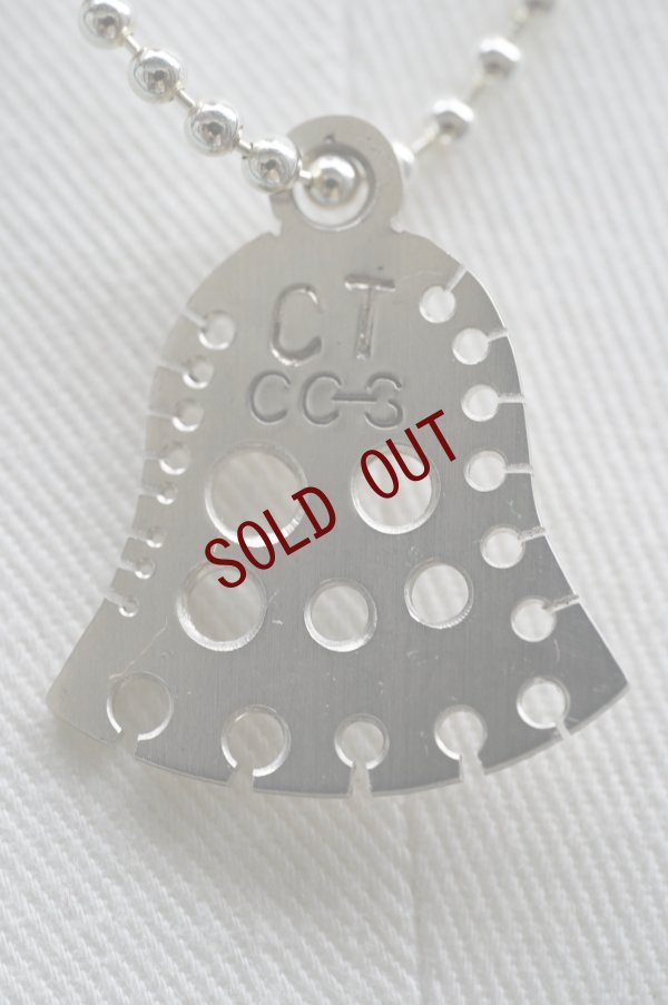 画像1: Cecile Tulkens　 CHARM NECKLACE CC-STEDING BELL CHARM SILVER 925 JEWELLERY 　 col. SILVER