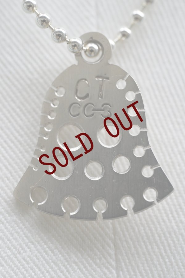 画像1: Cecile Tulkens　 CHARM NECKLACE CC-STEDING BELL CHARM SILVER 925 JEWELLERY 　 col. SILVER (1)