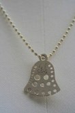 画像2: Cecile Tulkens　 CHARM NECKLACE CC-STEDING BELL CHARM SILVER 925 JEWELLERY 　 col. SILVER (2)