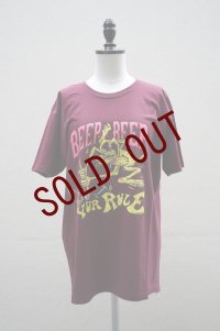HANS　 SHORT SLEEVE TEE　 col. MAROON