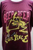 画像2: HANS　 SHORT SLEEVE TEE　 col. MAROON (2)