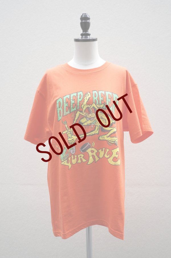 画像1: HANS　 SHORT SLEEVE TEE　 col. ORANGE (1)