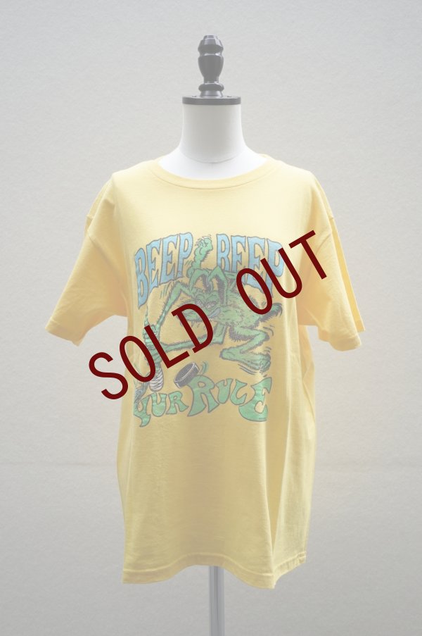 画像1: HANS　 SHORT SLEEVE TEE　 col. YELLOW (1)