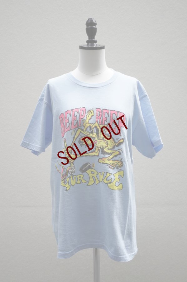 画像1: HANS　 SHORT SLEEVE TEE　 col. LIGHT BLUE