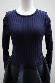 画像2: CFCL　 POTTERY LONG SLEEVE DRESS　 col.NAVY MULTI (2)