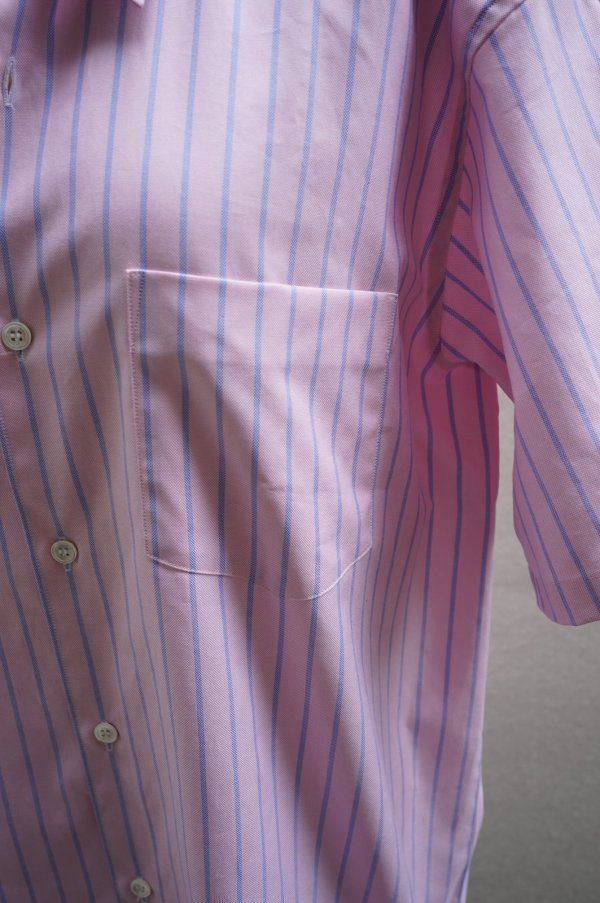 画像4: Sans limite   ボックスレギュラー半袖  SH01BH   col.PINK OX STRIPES