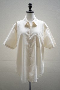 Sans limite  シーチング　２本針ボックスレギュラー半袖　  col.OFF WHITE