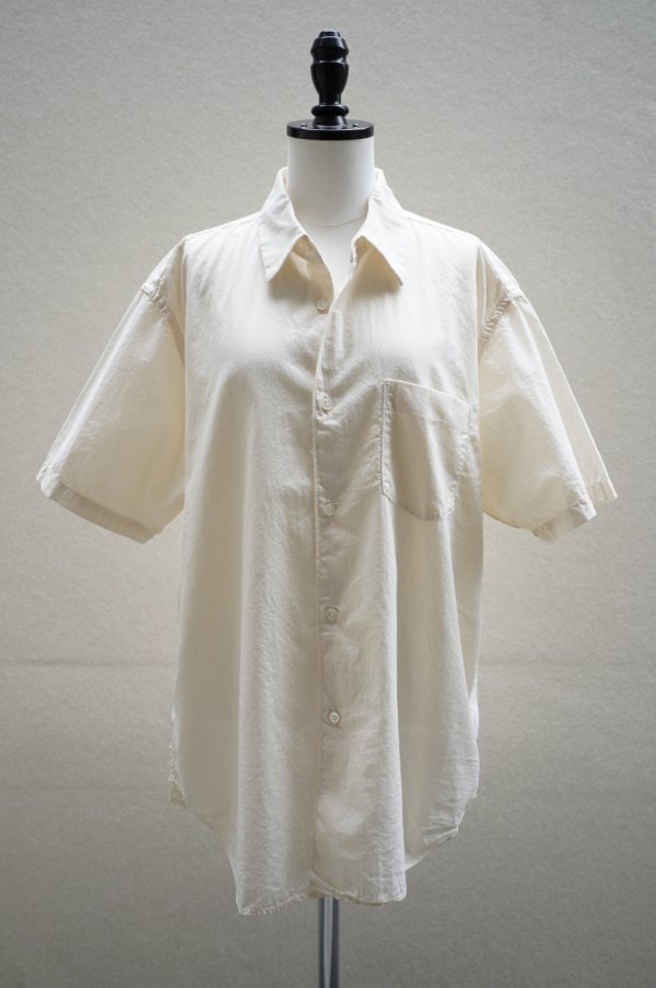 画像1: Sans limite  シーチング　２本針ボックスレギュラー半袖　  col.OFF WHITE (1)