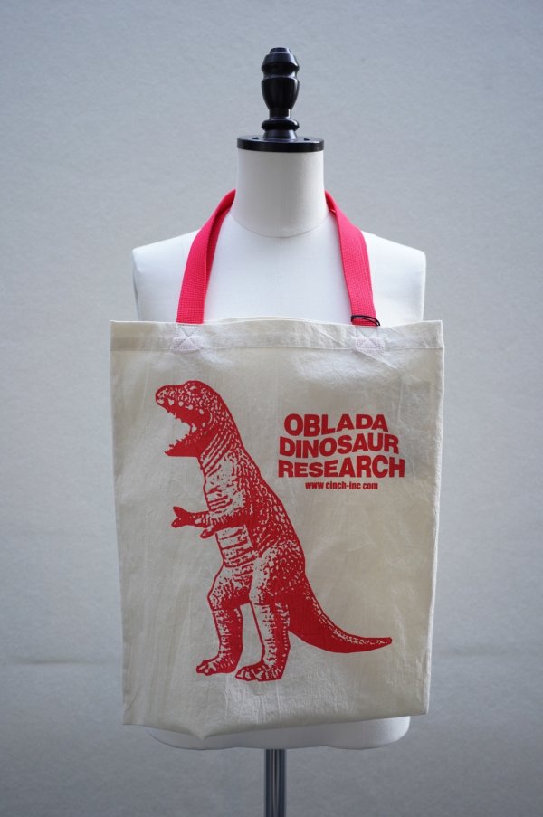 画像1: Oblada　 DINOSAUR TOTE　 col.RED (1)