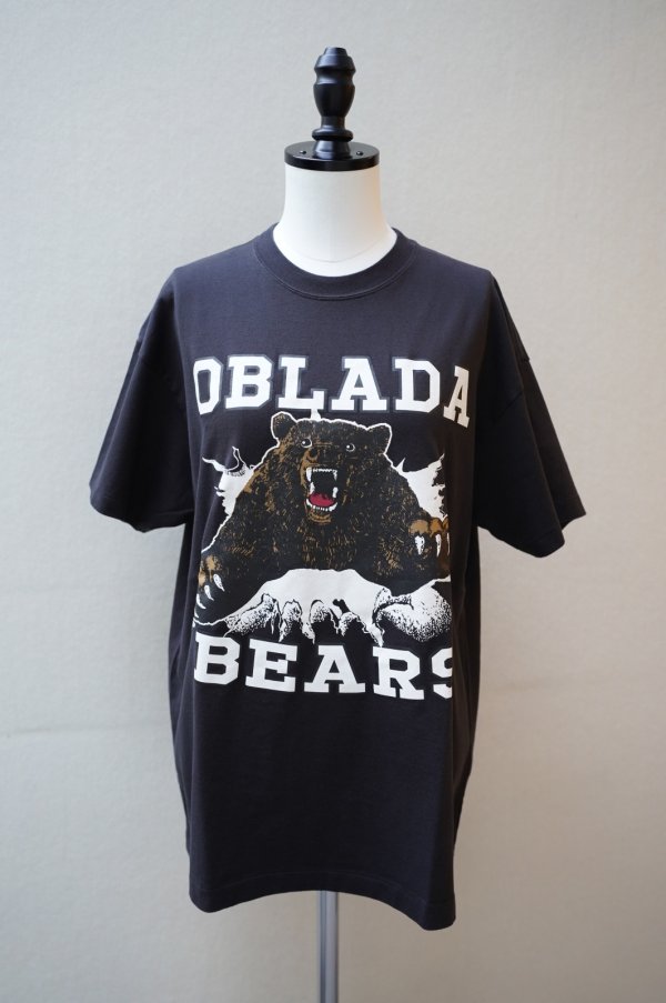 画像1: Oblada　 BEARS TEE　 col.BLACK (1)