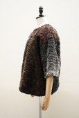 画像2: JULIE KEGELS　<br />RECYCLED FUR TOP (size S)　<br />col. BROWN (MIX) (2)