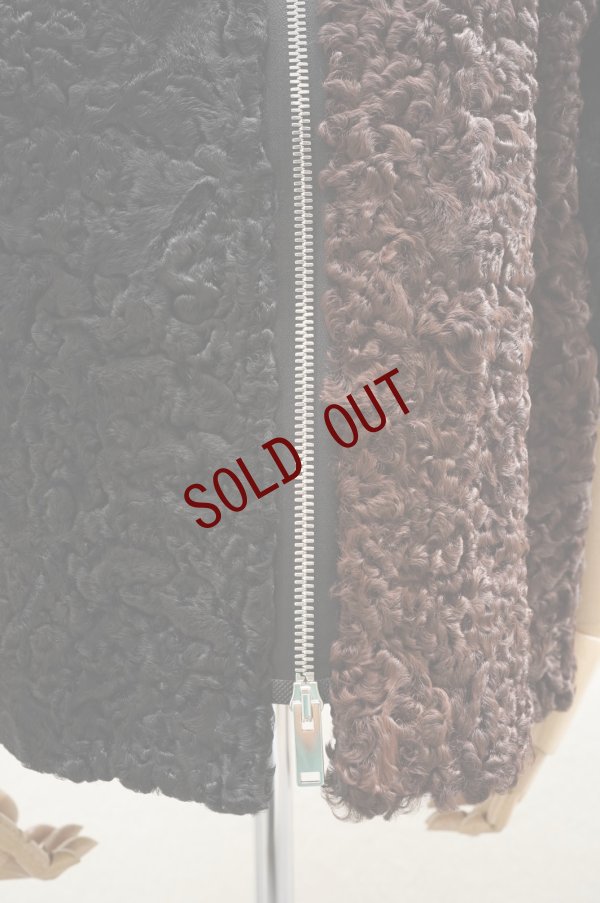 画像10: JULIE KEGELS　 RECYCLED FUR TOP (size S)　 col. BROWN (MIX)