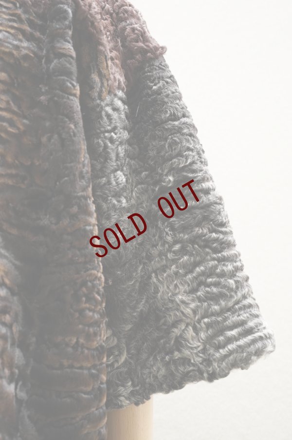 画像7: JULIE KEGELS　 RECYCLED FUR TOP (size S)　 col. BROWN (MIX)