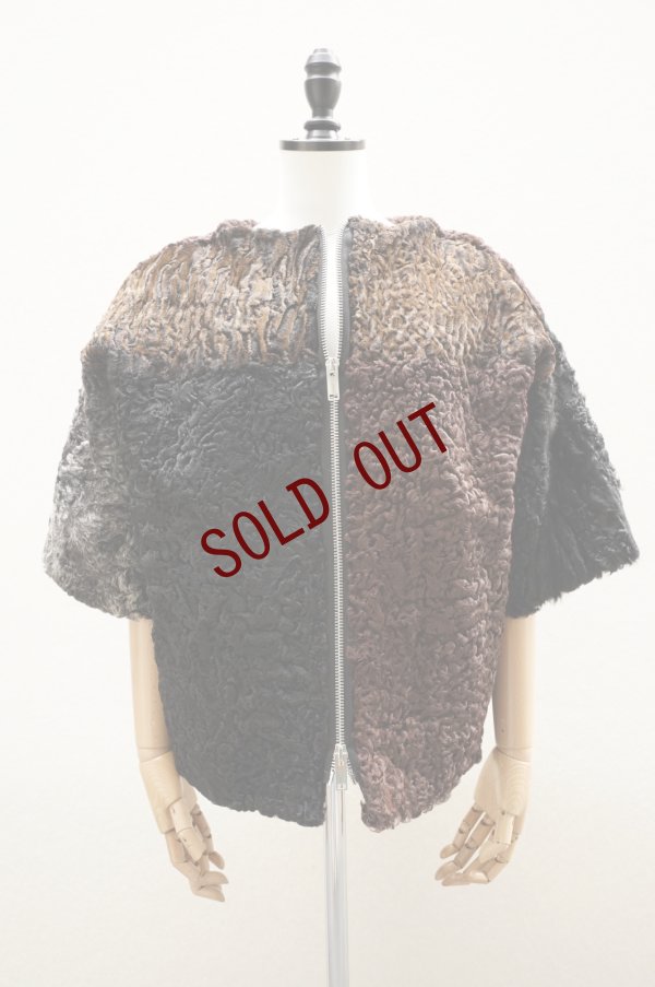 画像11: JULIE KEGELS　 RECYCLED FUR TOP (size S)　 col. BROWN (MIX)