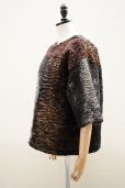画像2: JULIE KEGELS　<br />RECYCLED FUR TOP (size M)　<br />col. BROWN (MIX) (2)