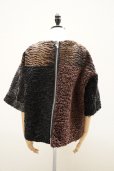 画像3: JULIE KEGELS　<br />RECYCLED FUR TOP (size M)　<br />col. BROWN (MIX) (3)