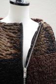 画像12: JULIE KEGELS　<br />RECYCLED FUR TOP (size M)　<br />col. BROWN (MIX) (12)