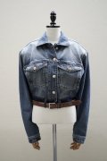 JULIE KEGELS　 JEANS JACKET WITH BELT　 col. L.BLUE