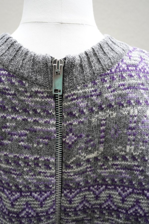 画像6: JULIE KEGELS　 KAIR - V NECK KNITTED SWEATER　 col. GREY