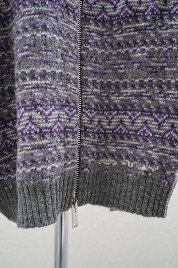 画像7: JULIE KEGELS　 KAIR - V NECK KNITTED SWEATER　 col. GREY