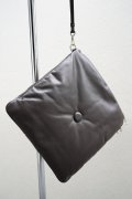 JULIE KEGELS　 BICHE - CUSHION BAG　 col. CHOCLAT BROWN