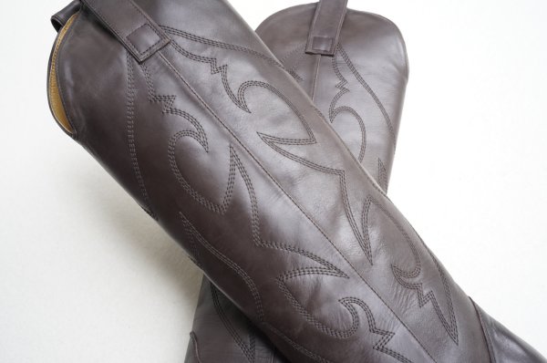 画像4: TANAKA　 WESTERN LONG BOOTS　 col.BROWN