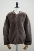 画像1: STUDIO AR　<br />ETTA Faux Mink　<br />col. CHOCO (1)