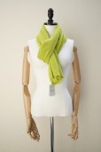 画像1: eleven 2nd　<br />Cashmere no.1　<br />Stole　<br />col. Apple Green (1)