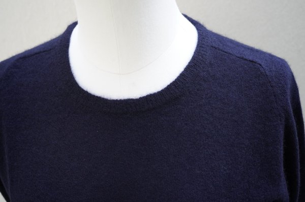 画像2: eleven 2nd　 Cashmere no.2　 Round Neck Jumper　 col.Dark Navy