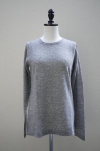 eleven 2nd　 Cashmere no.2　 Round Neck Jumper　 col.Sport grey