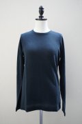 eleven 2nd　 Cashmere no.2　 Round Neck Jumper　 col.Teal Green