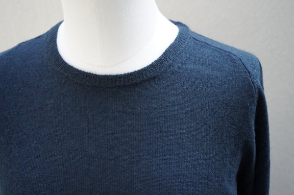 画像2: eleven 2nd　 Cashmere no.2　 Round Neck Jumper　 col.Teal Green